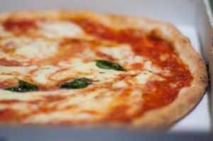 A Neapolitan Margarita pizza.